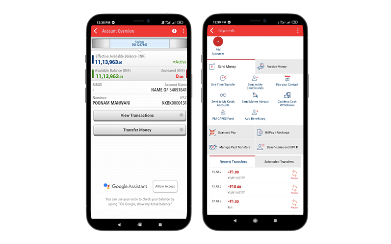 Secure Mobile Banking Channel for Kotak Mahindra Bank